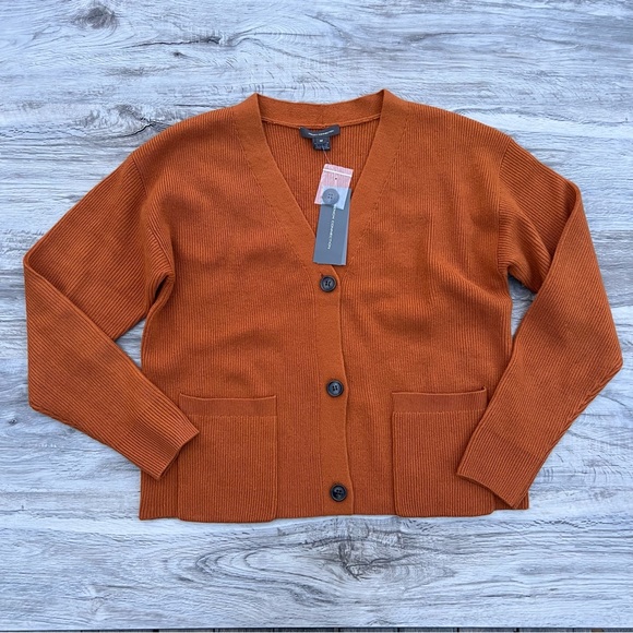 French Connection Sweaters - NEW W/ TAGS French Connection  Babysoft Ribbed Cardigan Sweater size medium